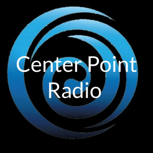 Center Point Radio cover art with concentric blue arcs on black
